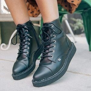T.U.K Black Combat Boots